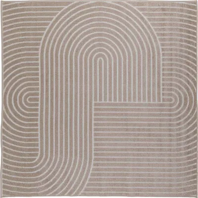 Obrázok produktu pre vidaXL Koberec PALMERAS Béžový 120 x 120 cm Polyester