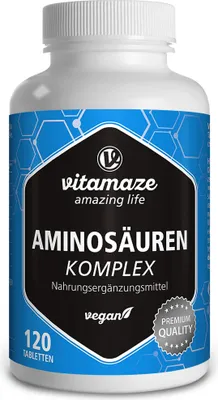 Produktbild von Aminosäuren Komplex vegan Tabletten 120 St