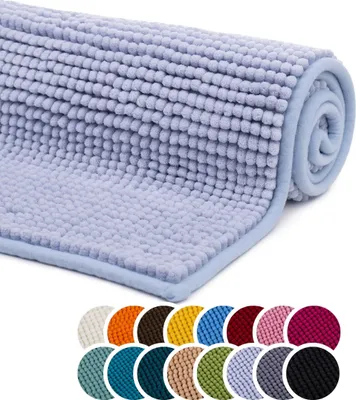 Produktbild von liebling - Badteppich, 60 x 100 cm, Fußbodenheizung geeignet, 100% Mikrofaser, silber