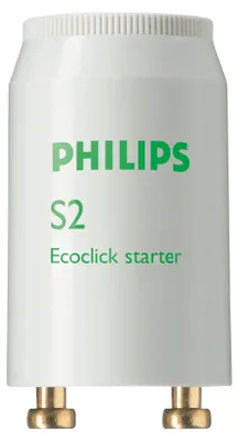 Obrázek produktu pro Philips S2 4-22W, Spouštěč, Bílá, Plast, fluorescent lamps with electromagnetic ballast, 4 W, 22 W