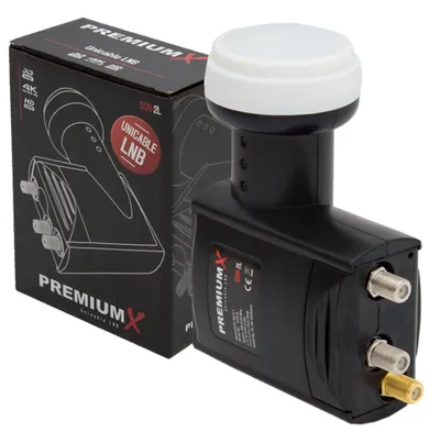 Produktbild von Premiumx Unicable LNB SCR-2L Sat 4 Unicable + 2 Legacy Teilnehmer DVB-S2 HD