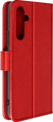 Produktbild von Avizar, Kunstleder-Klappetui mit Standfunktion für Samsung Galaxy A34 5G, Rot