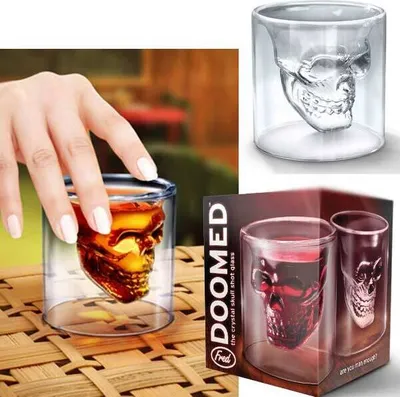 Immagine prodotto di Bicchiere Teschio - 75ml per feste uniche KP834