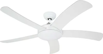 Imagen del producto de Ventilador de techo con mando a distancia, modelo Falcetto, 132 cm, color blanco