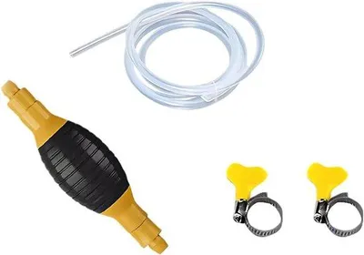 Productafbeelding van HuangJingYu handpomp voor water, benzine en olie, 2 m slang, universele handwaterpomp, aftapomp