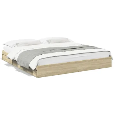 Produktbild von VidaXL 3280638, Eiche, 183 cm, 2,03 m, 28 cm, 1800 x 2000 mm, 1 Stück(e)