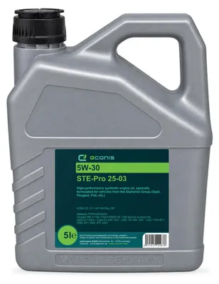 Produktbild von Motoröl 5 Liter 5W-30 C2/C3 SP ECANIS STE-Pro 25-03 für diverse PKW