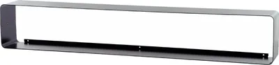 Produktbild von DESIGN DVD WANDREGAL CUBE L | 120cm Metall Retro Regal für ca. 110DVDs | Farbe: schwarz