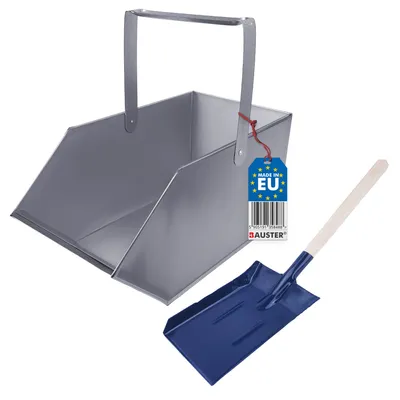 Produktbild von BAUSTER® Kaminbesteck Kohlenkasten Kohleschaufel Kaminzubehör Aschebehälter Ascheschaufel