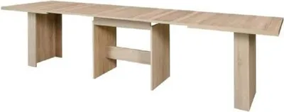 Image de Table à manger extensible, 6-12 personnes,Reproduction chêne Sonoma, L 140-273 x l 90 cm