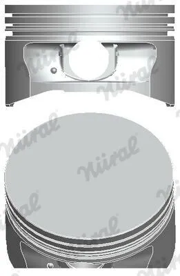 Produktbild von NÜRAL 87-525700-00 Kolben für TRIUMPH TR 6