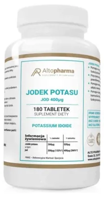 Produktbild von Altopharma Kaliumiodid 400µg Schilddrüse 180 Tabletten
