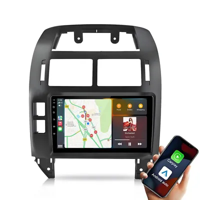 Produktbild von Junsun Autoradio für VW Polo (2001–2009) Kabellos CarPlay Android Auto Linux System
