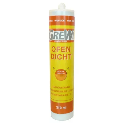 Produktbild von Grewi Ofen-Dicht 310ml,Hochtemperaturbeständige Abdichtung für feuerfeste Steine und Heizanlagen