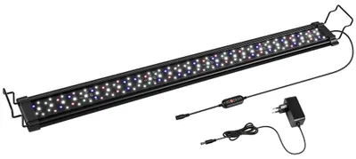 Produktbild von Eikuavons Wasserdicht Farbige LED-Aquarienlampe mit Halterung und Zeitschaltuhr, dekorative Beleuchtung, 30 W