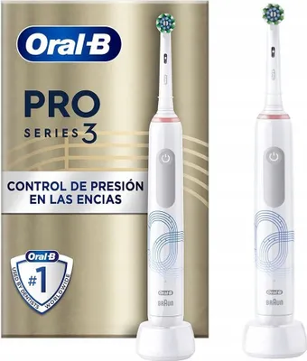 Produktbild von Oral-B | Elektrische Zahnbürste - Pro 3 3000 - Olympia Special Edition - 3 Reinigungsmodi - weiß