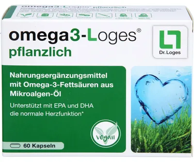 Produktbild von omega3-Loges pflanzlich Kapseln, 60 St. Kapseln