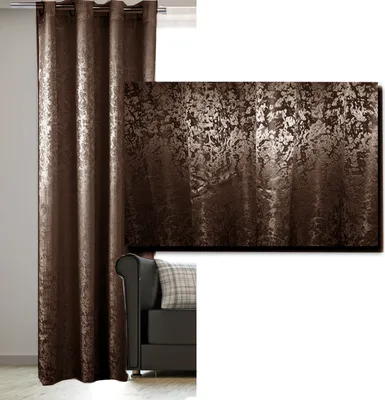 Produktbild von JEMIDI Vorhang blickdicht 140x245cm - Gardine mit Ösen Anbringung - Ösenschal Dekoschal Glanz Optik - 100% Polyester für Wohnzimmer Schlafzimmer