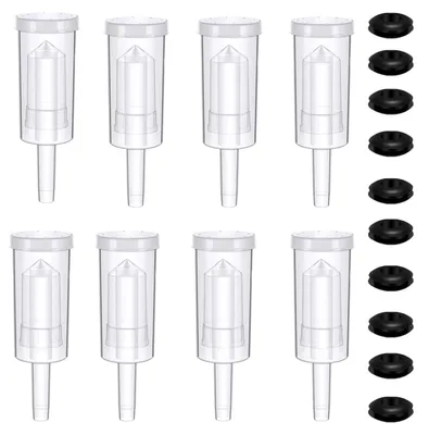 8er-Set Gärröhrchen aus Kunststoff für Bier & Fermentation