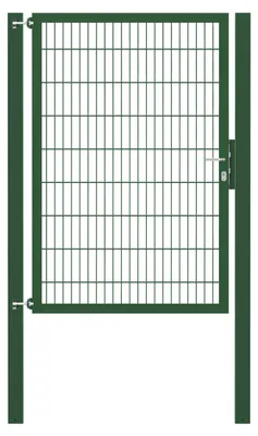 Produktbild von Alberts Einzeltor Flexo Plus mit Zubehör, zum Einbetonieren, grün, Breite 125 cm, Höhe 180 cm, Pfostenstärke 100 x 100 mm
