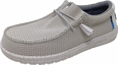 Produktbild von Hey Dude Wally Sport Herrenschuhe, Sneaker, Slip On, Textil, White - Herrenschuhe Sneaker / Schnürschuh, Weiß