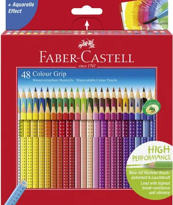 Obrázok produktu pre Faber-Castell 5203076 COLOUR GRIP farebné ceruzky, vodové