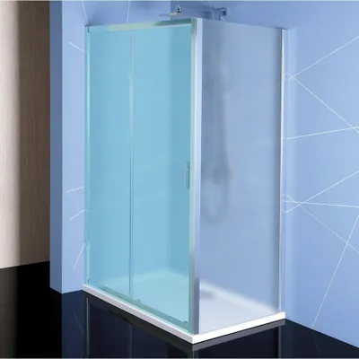 Immagine prodotto di Polysan Easy Line - Parete doccia laterale 700 mm, vetro Brick EL3138
