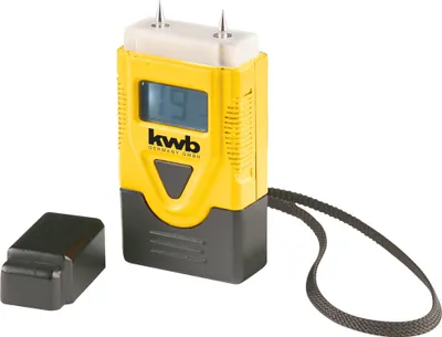 Image de Humidimètre pour bois de construction jaune avec piles 4 x LR44