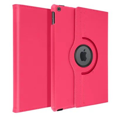 Produktbild von 360° Klapphülle mit Standfunktion iPad 9 2021, 8 2020 und 7 2019 - Fuchsienrot