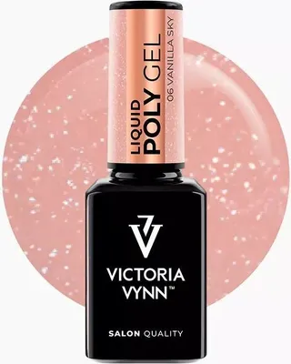 Obrázok produktu pre Victoria Vynn | Liquid Poly Gel - 06 Vanilla Sky - 15 ml - Ružový akrylový gél - Samonivelizačné zloženie - Gél na nechty