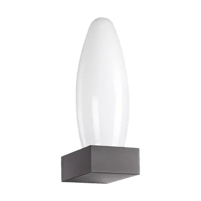 Imagen del producto de Lámpara de pie/lámpara de mesa GENEVESE, 1xE27/25W, IP44, gris oscuro. L: 150, H: 345, regulable
