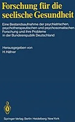 Obrázek produktu pro Forschung für die seelische Gesundheit