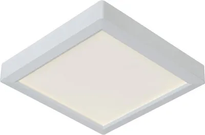 Produktbild von Deckenleuchte Aluminium LED 22 cm breit Weiß eckig 3000 K warmweiß 1340 lm Modern Deckenlampe