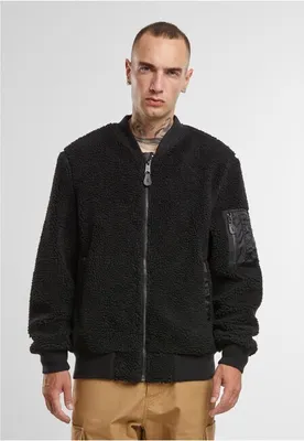 Obrázek produktu pro Bunda Brandit MA1 Sherpa Jacket black - 4XL