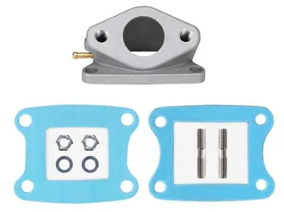 Zdjęcie produktu dla Kolektor dolotowy 24 mm + uszczelka bloku membranowego do Hondy MT, MB, MTX, MBX 50 – Citomerx