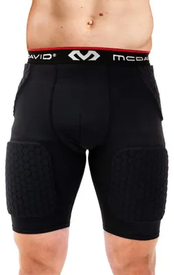 Produktbild von McDavid Uni Hex Basketball-Hose Shorts, Schwarz (737), XXL Thudd