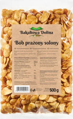 Produktbild von Geröstete Ackerbohnen 500 G - Protein-Snack - Chips-Alternative - Ballaststoffreich
