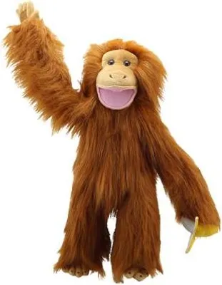Obrázek produktu pro The Puppet Company ruční loutka opice - plyšová loutka orangutana 55 cm