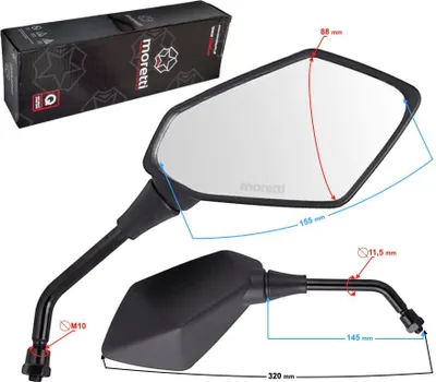 Obrázok produktu pre Zrkadlá vľavo + vpravo (priemer závitu 10 mm) Yamaha s homologizáciou