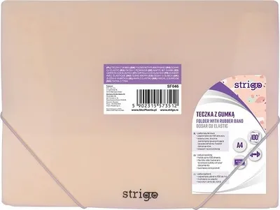 Imagen del producto de Elegancia pastel: carpeta A4 con goma, ideal para la oficina y para estudiantes