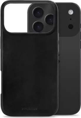 Obrázek produktu pro Mobilize Premium – pouzdro pro iPhone 17 Pro s MagSafe, zadní kryt z pravé kůže – černé