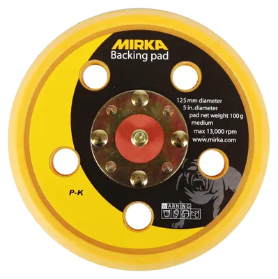 MIRKA MIRKA KLETT-Teller medium Ø 125 mm ungelocht 5/16“ Gewinde Klett (1 St)