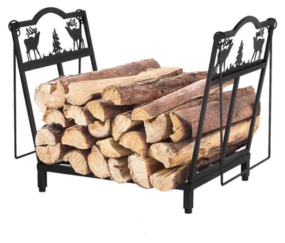 Image de Support de rangement en bois pliable, avec poignées