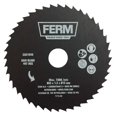 Produktbild von FERM Präzisionssägeblatt 44T HSS 85 mm CSA1048