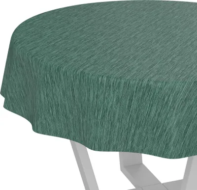 Produktbild von Tischdecke Wachstuch Einfarbig Grün Robust Wasserabweisend Rund 100 cm