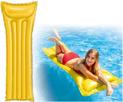 Image de Matelas gonflable 183 x 69 cm JAUNE