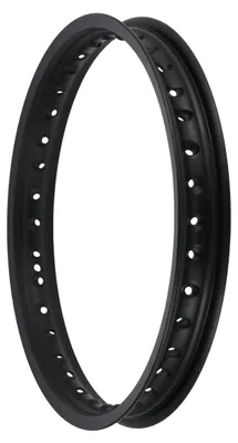 Immagine prodotto di Cerchio 1,60 x 16, cerchio in alluminio 36 fori, anodizzato opaco, nero