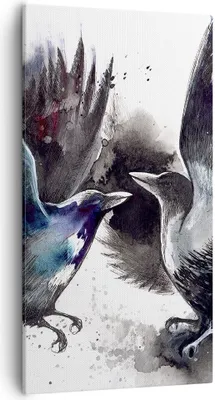 Produktbild von Bild auf Leinwand - Leinwandbild - Vogel Natur Feder - 55x100cm - Wand Bild - Wanddeko - Wandbilder - Leinwanddruck - Bilder - Kunstdruck - Wanddekoration - Leinwand bilder - Wandkunst - PA55x100-3761