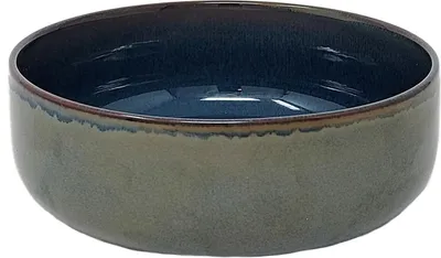 A close-up view of a ceramic bowl.