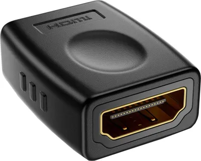 Produktbild von ORSEM HDMI Kupplung Adapter HDMI-Kabel Verbinder HDMI Buchse zu HDMI-Buchse HDR ARC 3D 4K 2160p Full HD Beamer LCD LED Monitor TV Verlängerung Schwarz